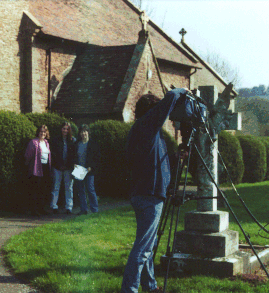 Filming at Thornbury